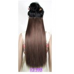 Extensie de par cu 5 Clips On delux dubla dreapta de 70 cm, Saten inchis mixt 8955230 Extensie de par cu 5 Clips On delux dubla dreapta de 70 cm, Saten inchis mixt 8955230
